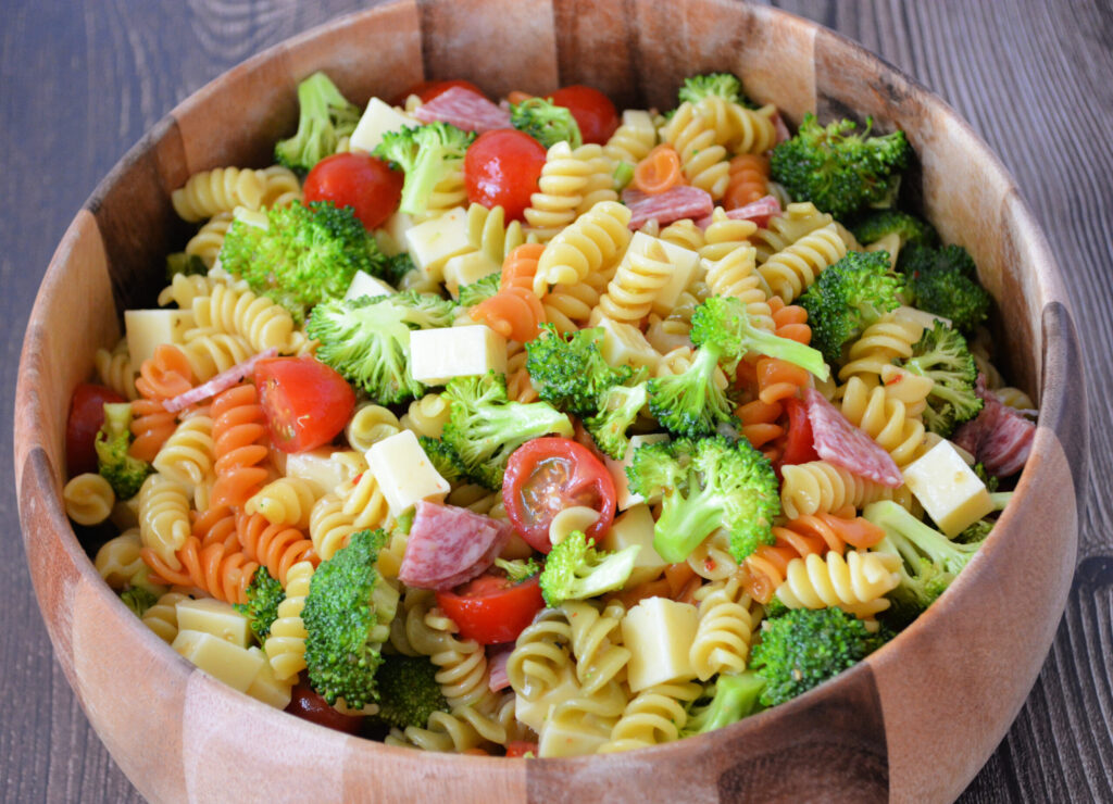 pasta salad with Italian dressing