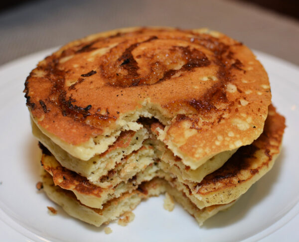 Cinnamon Swirl Pancakes - The Cookin Chicks