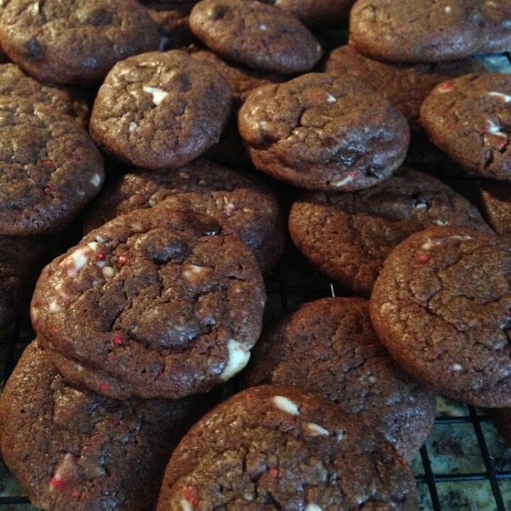 Chocolate Chunk Peppermint Pudding Cookies The Cookin Chicks