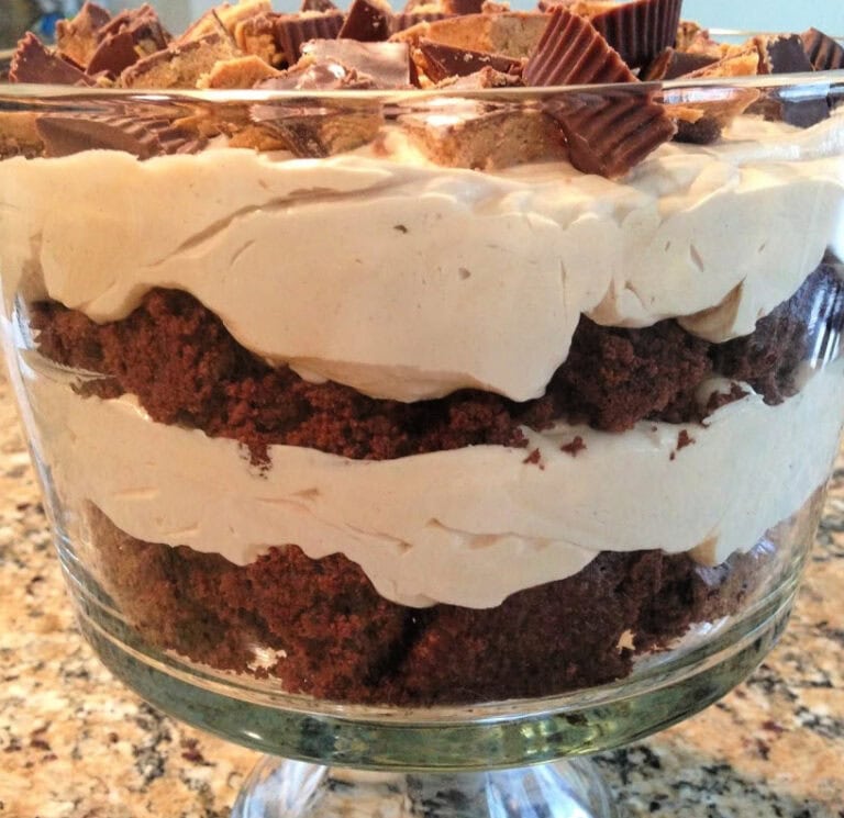 Chocolate Peanut Butter Brownie Trifle The Cookin Chicks