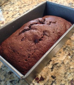 double chocolate banana bread