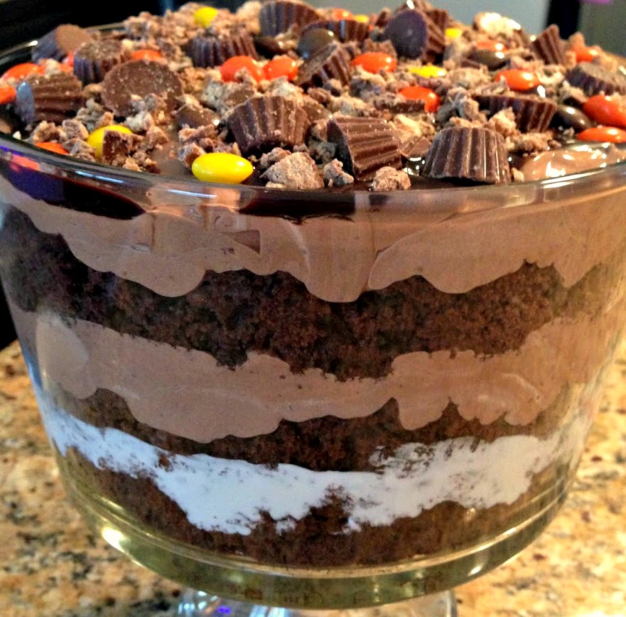 Death By Chocolate Trifle - The Cookin Chicks