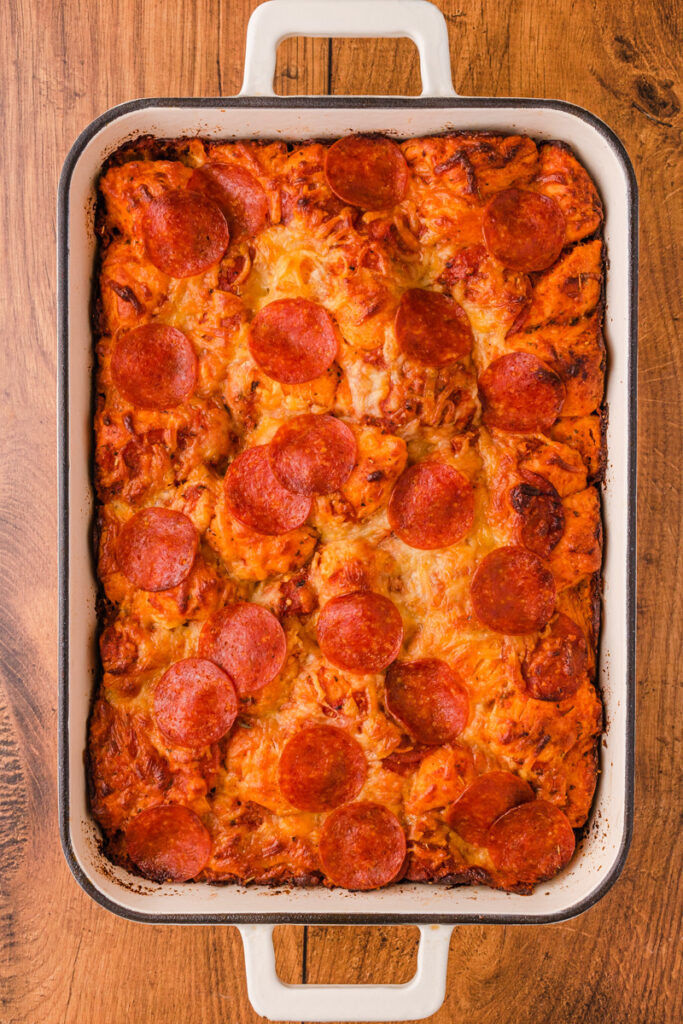 bubble up biscuit pizza bake ready to eat