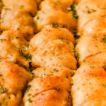 a chicken casserole with flaky tender butter rolls throughout.
