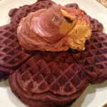 fluffy waffles using cake mix to enjoy as a dessert or breakfast treat