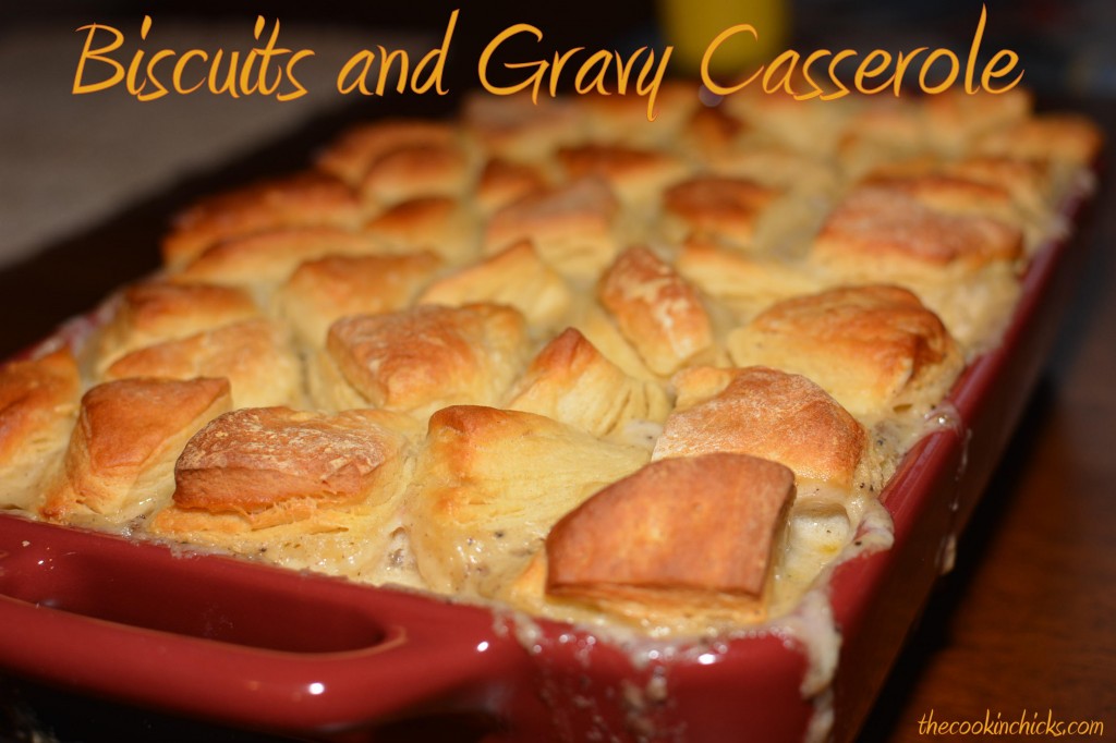 Biscuits and Gravy Casserole-image