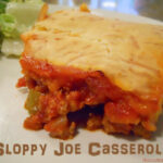 a casserole combining all the flavors of sloppy joes in casserole form