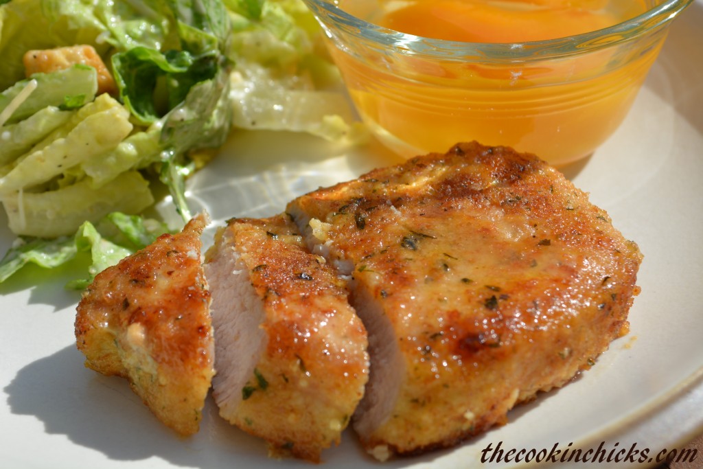 Italian seasoned and breaded pork chops baked to perfection and full of flavor