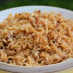 tender rice with a french onion flavoring