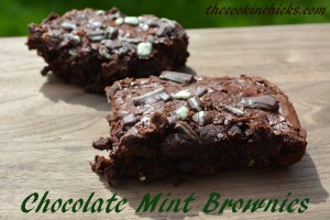 chocolate mint brownies
