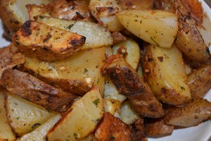 spicy potato wedges