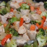tender chicken and vegetable in an italian dressing