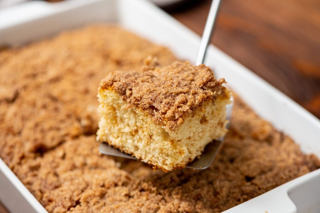 tender, fluffy coffee cake perfect for a breakfast treat