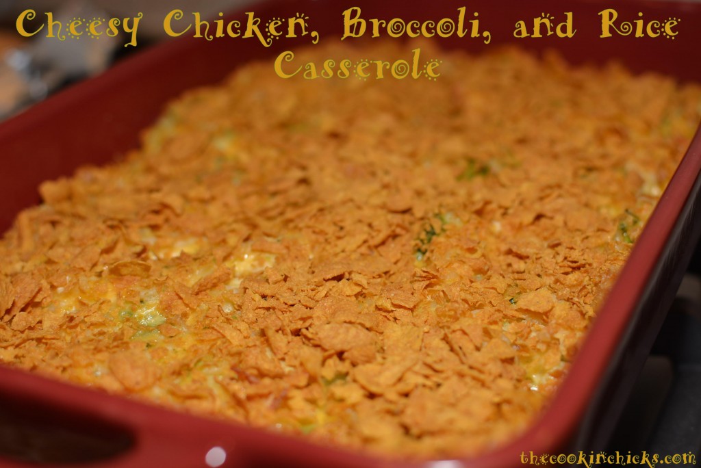 cheesy shredded chicken, tender broccoli and rice combined into a one pan meal