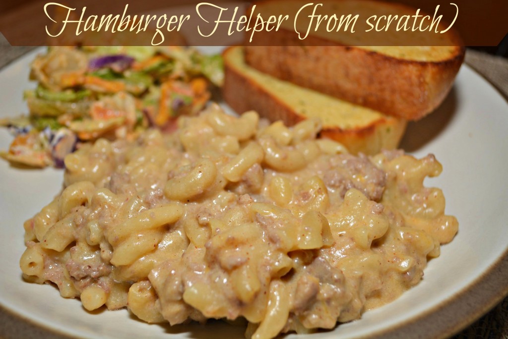 hamburger helper (from scratch)