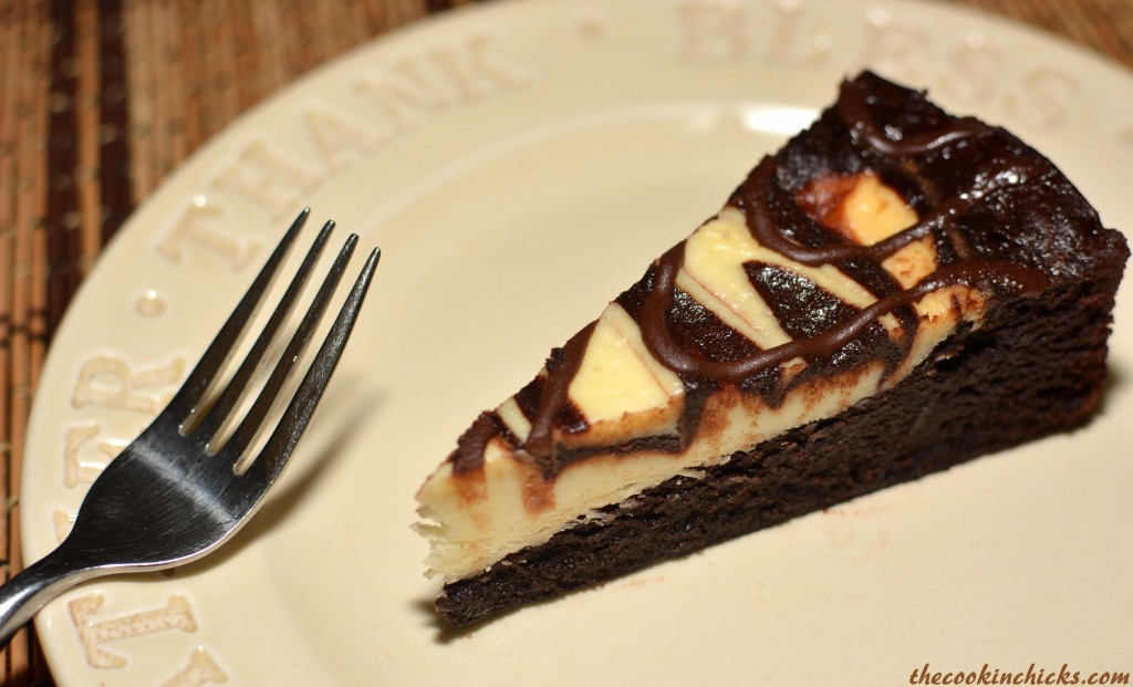 marbled cheesecake