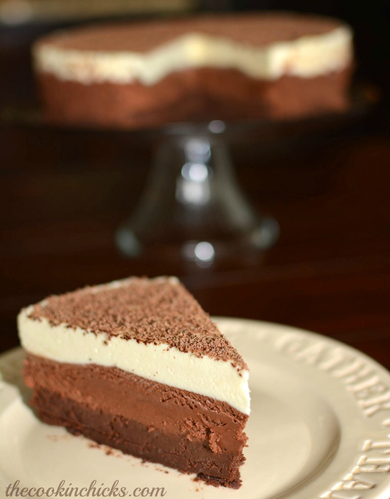 triple chocolate mousse cake