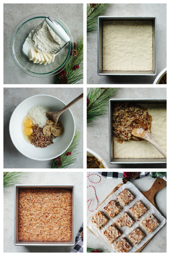 step by step on how to make an old fashioned bar for the Holidays.