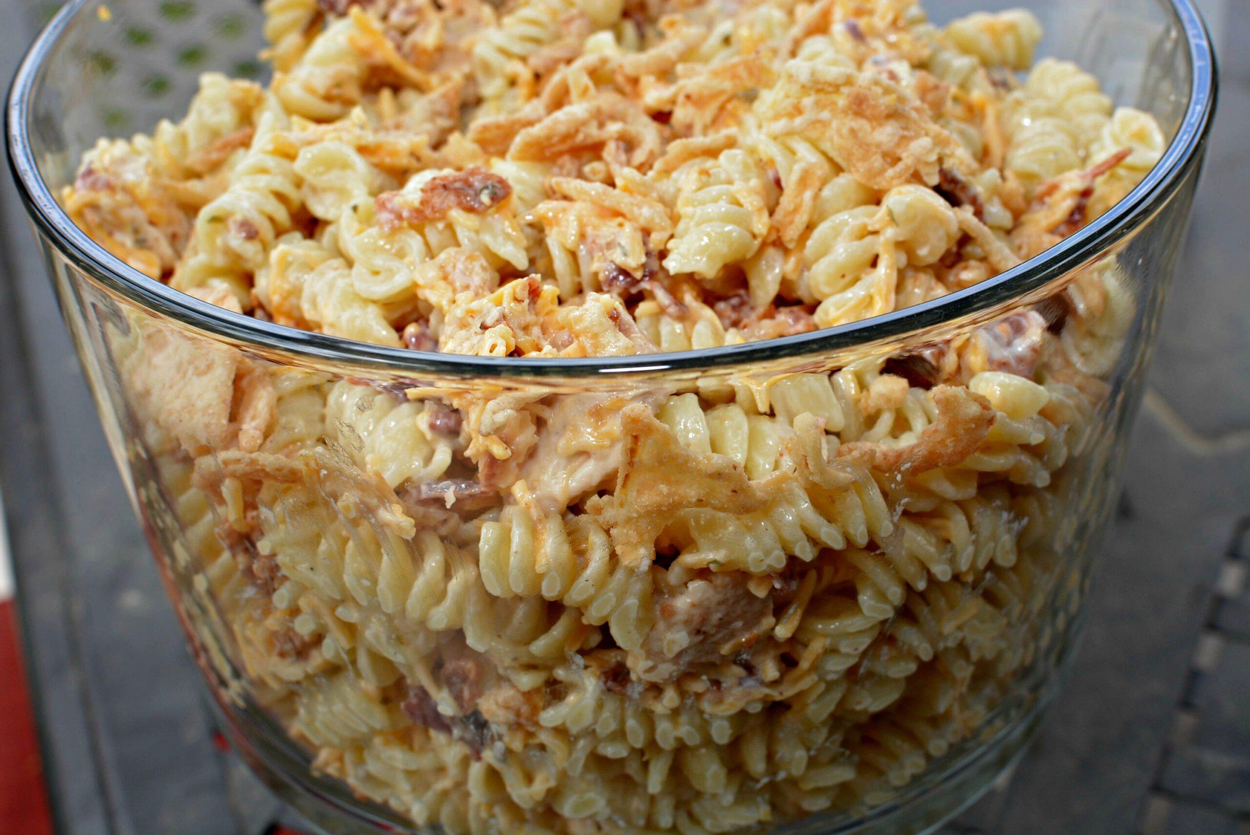 Chicken Bacon Ranch Pasta Salad-image