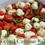 mozzarella, tomatoes, and basil combined into a tasty salad