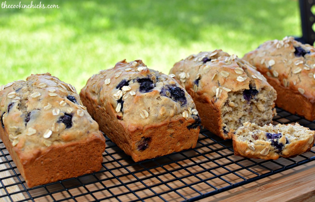 flavorful quick bread with hints of lemon throughout and blueberries