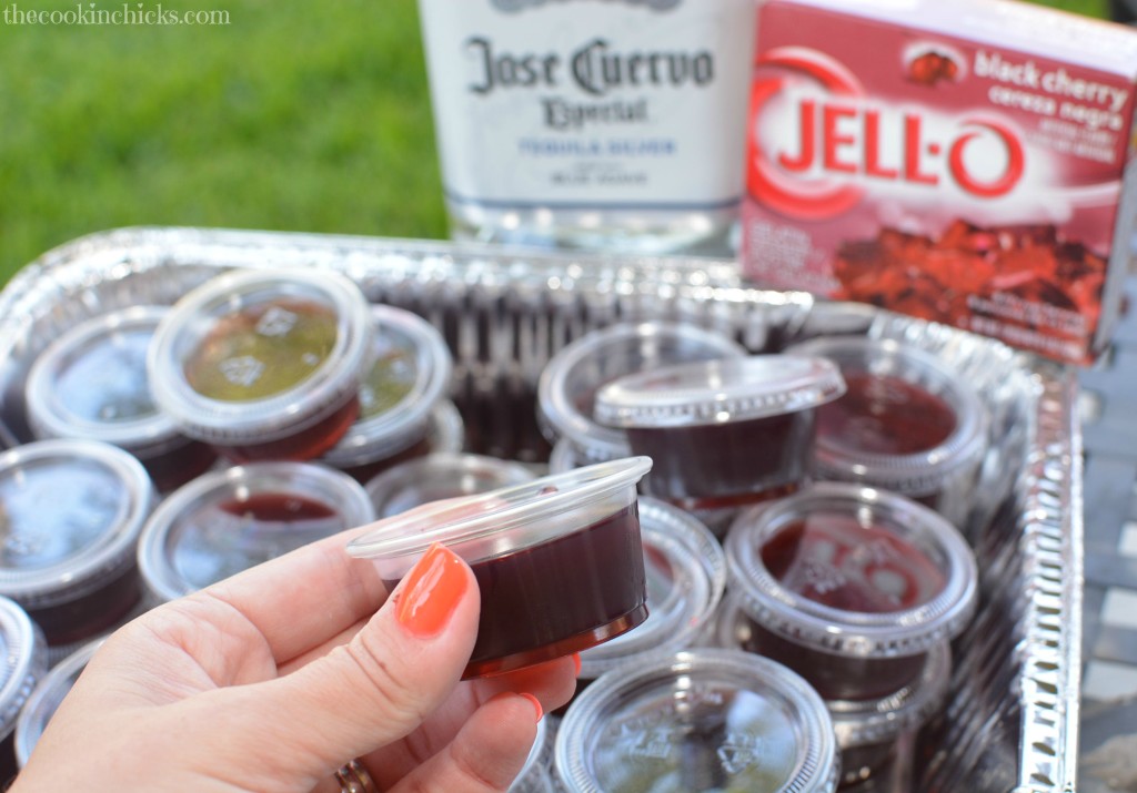only 4 ingredients needed to create these simple, flavorful jello shots