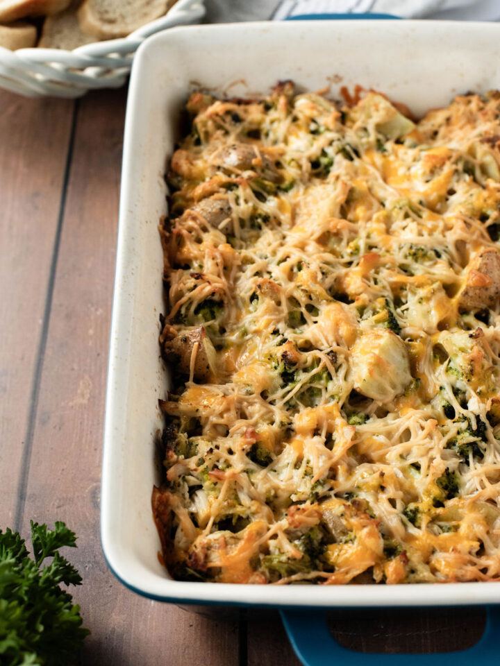 Chicken, Broccoli, and Potato Casserole - The Cookin Chicks