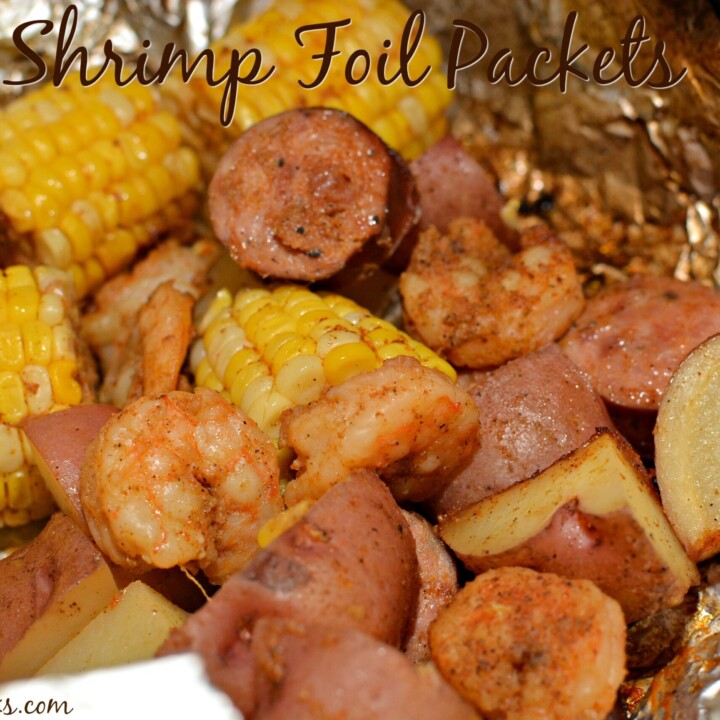 Shrimp Foil Packets - The Cookin Chicks