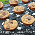 flavor packed mini muffins with peanut butter and banana