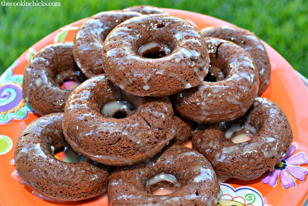 chocolate glazed donuts
