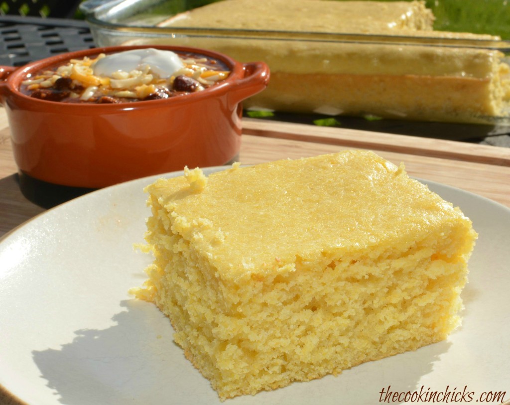 moist, fluffy sweet cornbread that will knock your socks off