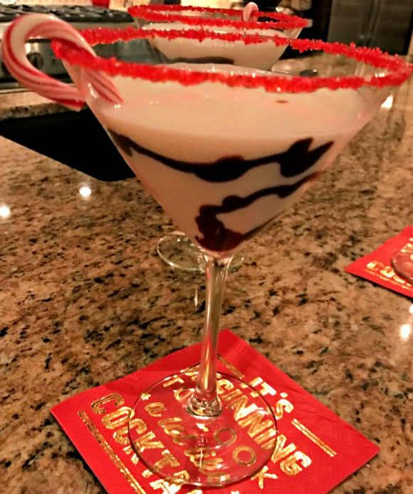 a festive martini perfect for the Holiday season