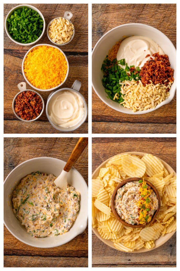 step by step on how to make 5 minute million dollar dip.