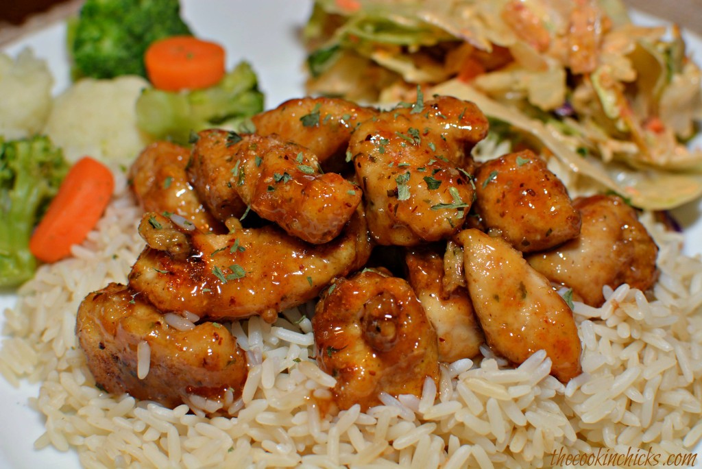 tender, flavorful orange chicken that replicates the favorite at panda express