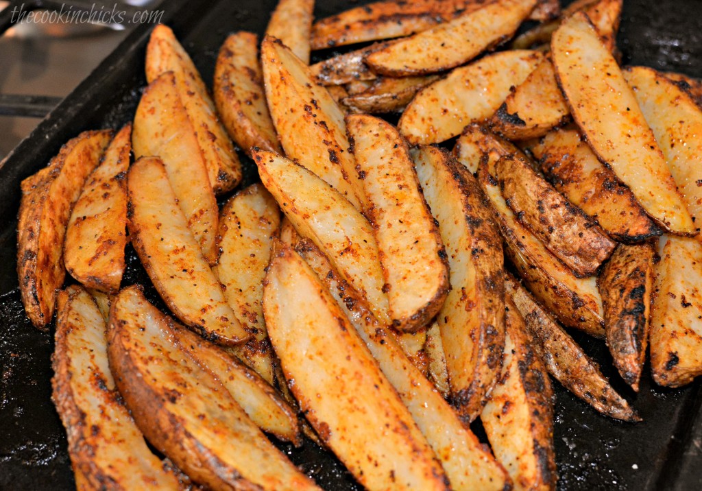 seasoned potato wedges
