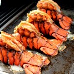 lobster tails seasoned and grilled to perfection