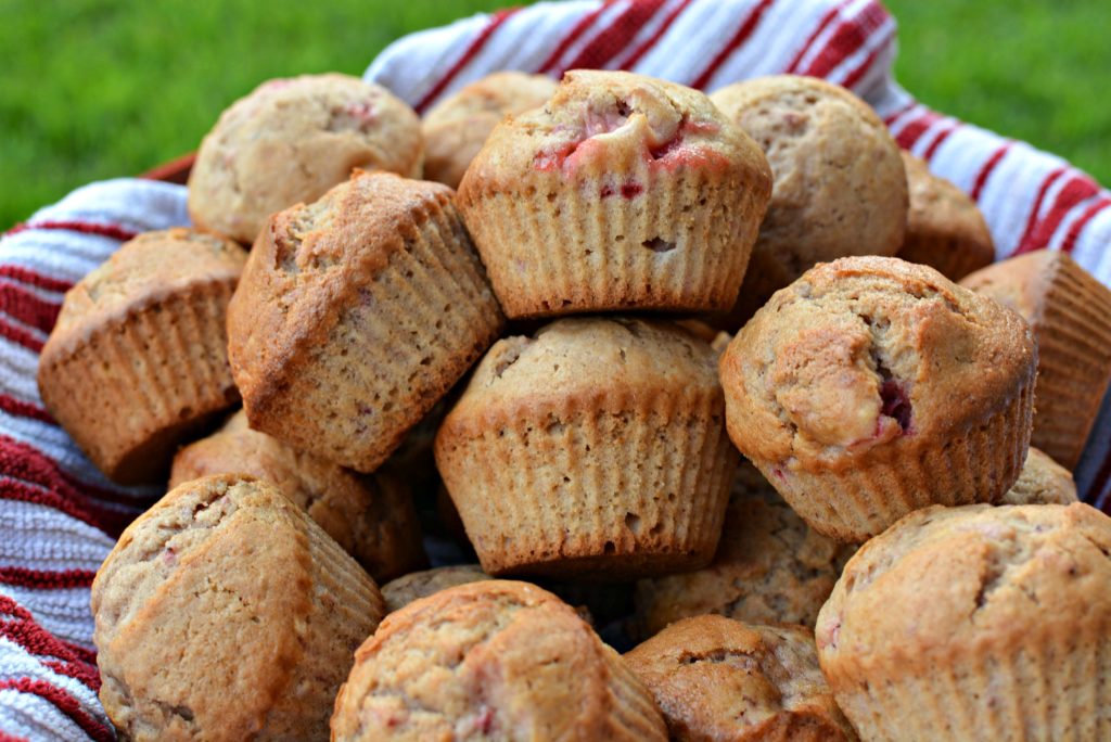 strawberry muffins