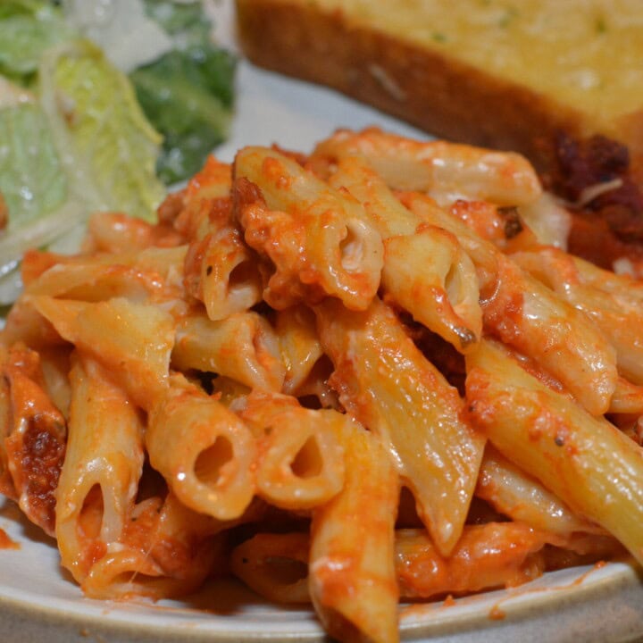 Shortcut Cheesy Baked Ziti The Cookin Chicks