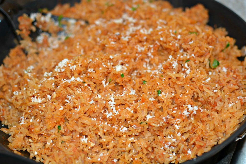 flavorful, authentic mexican rice made with minimal ingredients