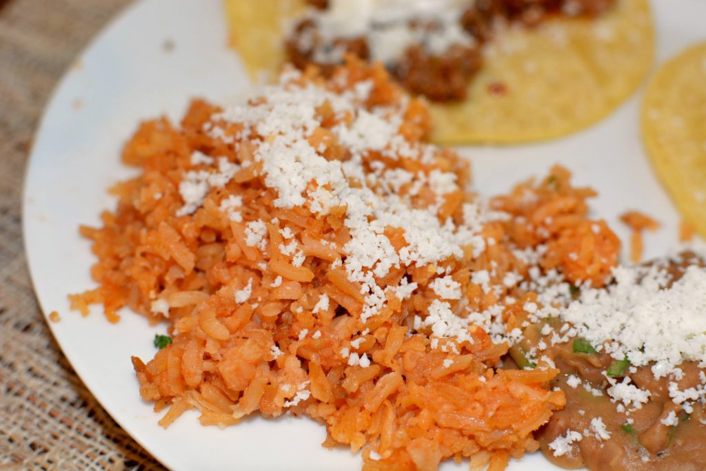 flavorful mexican rice that compliments any meal