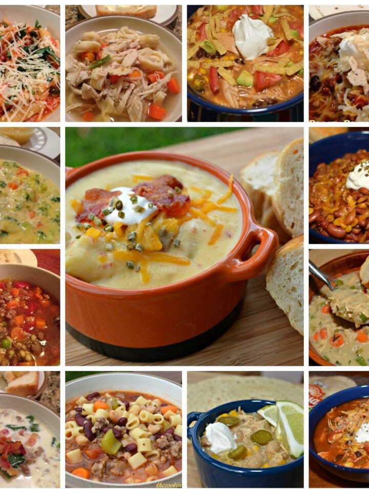Instant Pot Green Chile Chicken Enchilada Soup The Cookin Chicks