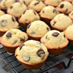 mini chocolate chip muffins packed with just the right amount of chocolate chips