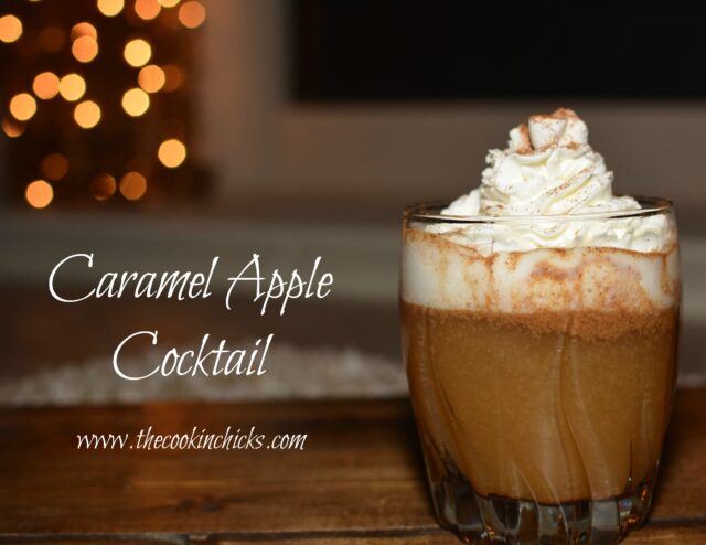 apple and caramel combine into this tasty cocktail