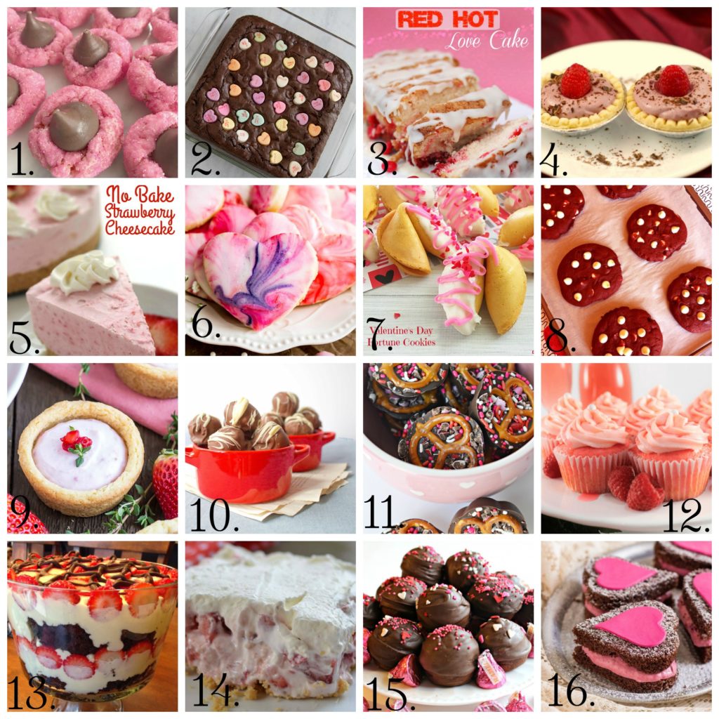 dessert recipe roundup for valentines day that everyone will enjoy