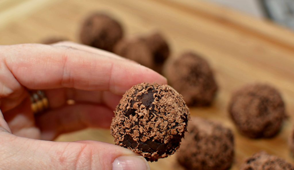  a flavorful bite sized truffle