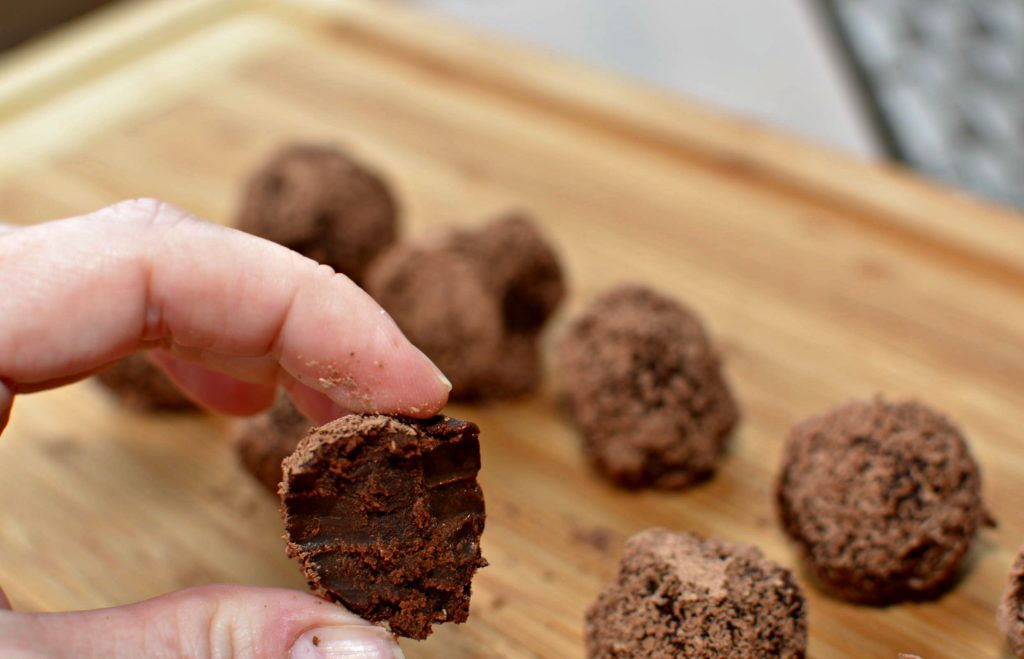 flavorful truffles with a chocolate kahlua taste