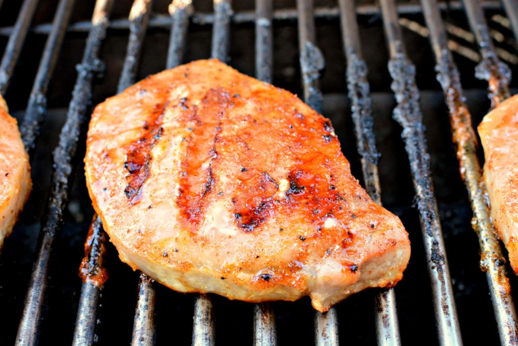 glazed pork chops