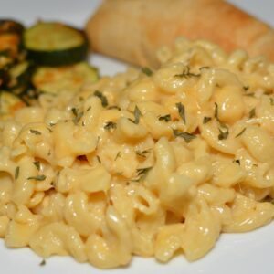 cheese coated pasta made in the instant pot