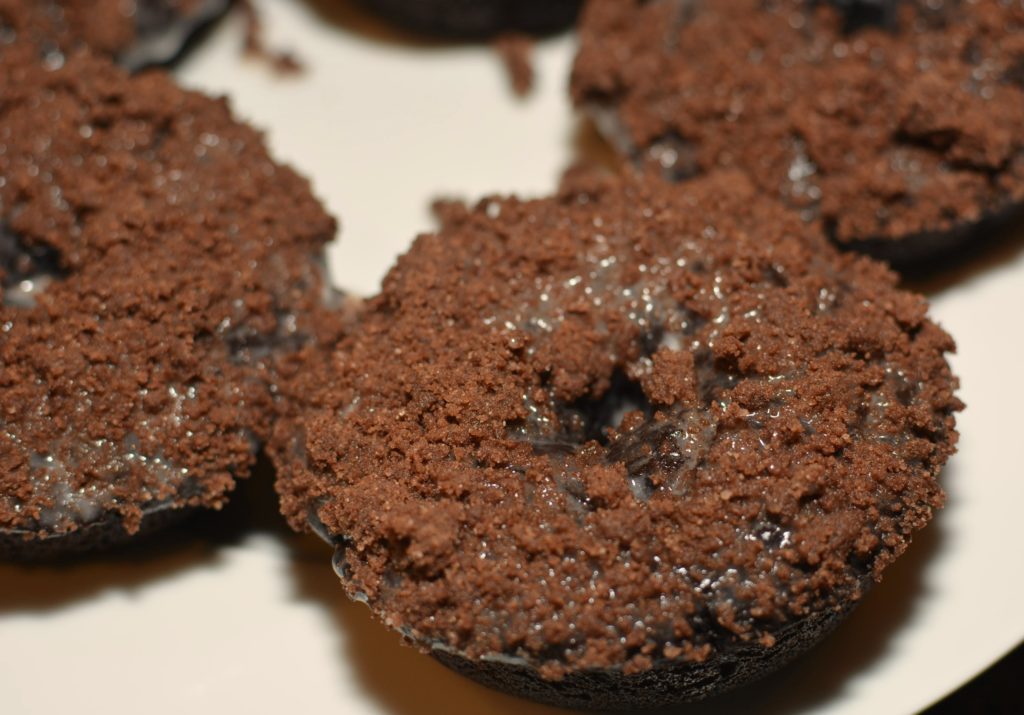 flavorful, moist, and fluffy chocolate baked donuts