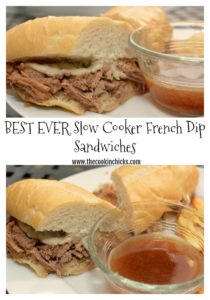 The Best Slow Cooker French Dip Sandwiches - The Cookin Chicks